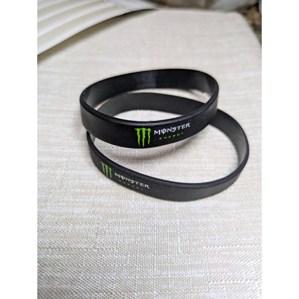 Monster Energy Silicone Wristband Lot‎ of 2 - Picture 3 of 10